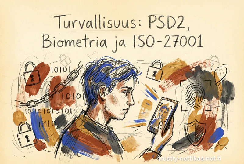 Turvallisuus: PSD2, Biometria ja ISO-27001